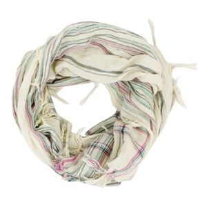 AMERICAN EAGLE OUTFITTERS Cream Scarf/SilverThread